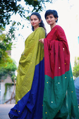 Khadi cotton saree