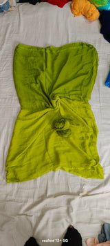 Chiffon multishaded saree