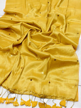 Raga tissue mul cotton saree