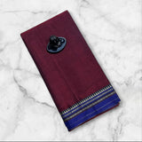 Narayanpeta Nizam boarder mercerised cotton saree