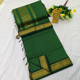 Kalyani pattu cotton checks saree