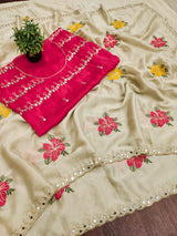 Soft rangoli silk saree