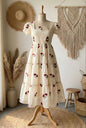 Mul Chanderi Embroidery Frock