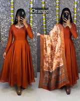 Vichitra silk kalamkari dupatta set