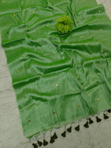 Raga tissue mul cotton saree