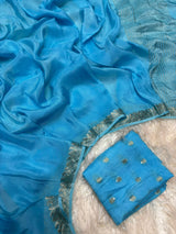 Viscose chinnon soft saree