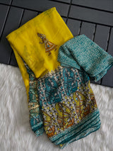 Pure butter georgette saree