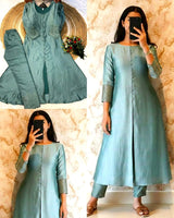 A-Line hand work kurti