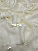Plain Space silk dual tone saree