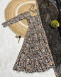 Pure Cotton Kalamkari Block Print Anarkali with Georgette Duppatta