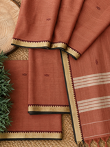Narayanpeta buttis small boarder dress material set