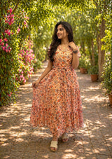 Comfort maxi 3 tiered frock