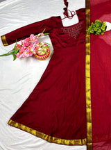 Kolam design anarkali 2pc set