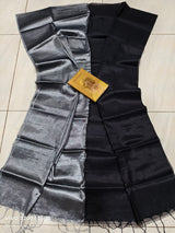 Raga mul tissue cotton dual shade saree