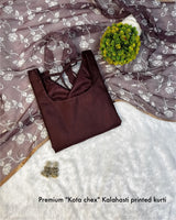 Kota fabric kurti 2pc set