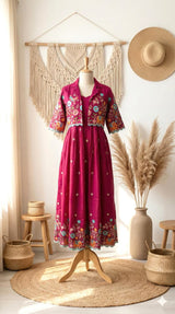 Detachable coat dress