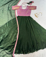 Spark space silk party wear fully stitched dress