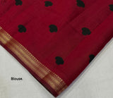 Maheswari Silk Kalamkari Parrot printed Saree