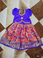 Customised maggam pattu parikini for kids