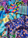 Plain laya saree crepe fabric budget range
