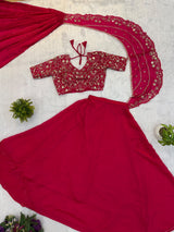 Ready to wear one minute lehanga set