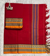 Narayanpeta Big Peacock boarder Dress material