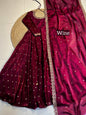 Space silk 2pc fully stitched anarkali set