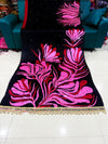 Gajji silk mirror boarder saree