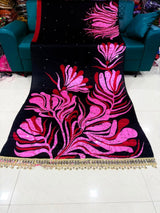 Gajji silk mirror boarder saree