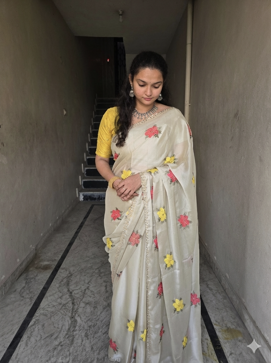 Soft rangoli silk saree