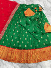 Kanjeevaram fully stitched half saree