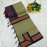 Kalyani pattu cotton checks saree