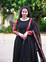Keerthi suresh inspired anarkali dress