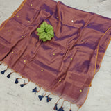 Raga tissue mul cotton saree