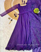 Space silk umbrella dress set